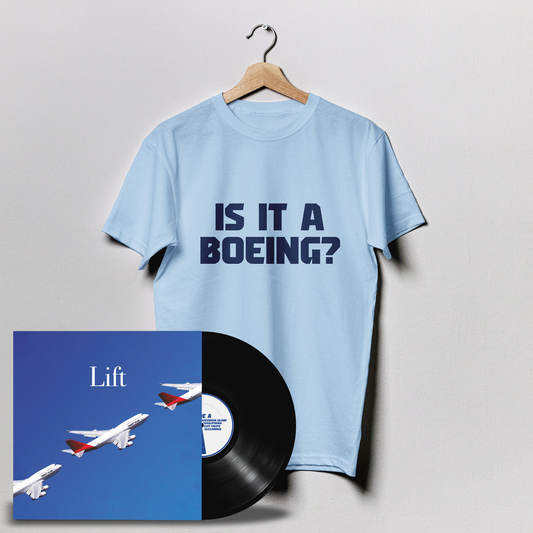 Is It A Boeing Blue | T-Shirt + Vinyl Bundle