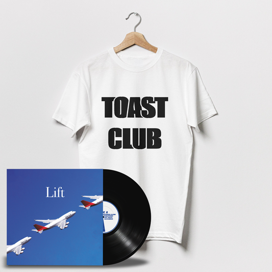 Logo White | T-Shirt + Vinyl Bundle